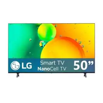 Sam's Club Pantalla lg 50 pulgadas nanocell 4k smart tv 50nano755qa oferta