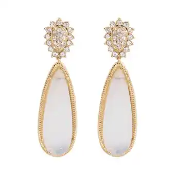 Aretes gotas nacaradas