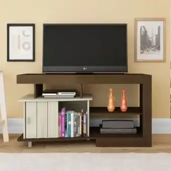 Muebles Dico Mesa de t.v. royal imbuia capuccino oferta