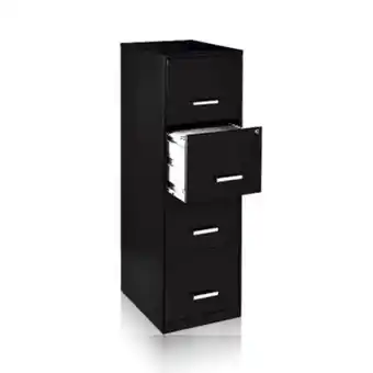 Muebles Dico Archivero 4 gavetas igor metal negro oferta
