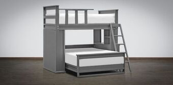 Muebles Dico Litera individual-matrimonial tulum gris oferta