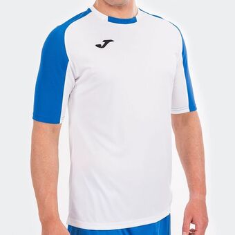 Camiseta manga corta hombre essential blanco royal