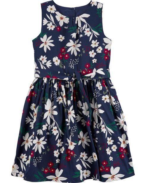 Carter's Vestido floral satinado carter's oferta