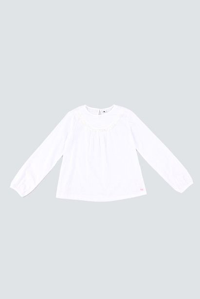 Ferrioni Blusa francia manga larga oferta