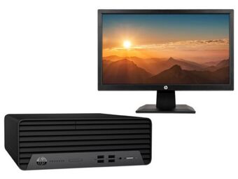 Pc de escritorio hp prodesk 400 g7 sff, procesador intel core i5 10505 (hasta 4.60 ghz), memoria de 8gb ddr4, ssd de 512gb, v