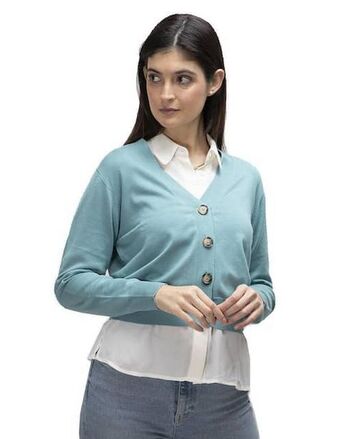 Suburbia Suéter generra para mujer cuello v oferta