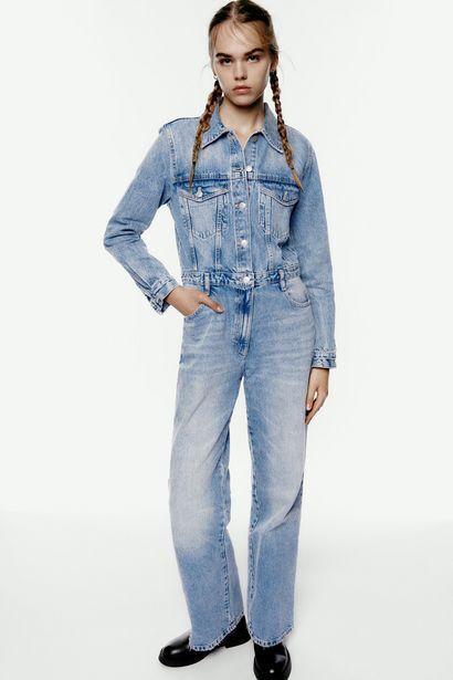 ZARA Mono denim trf full length oferta
