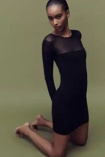 ZARA Vestido seamless tul oferta