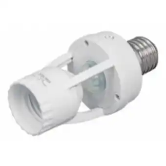 Portalámpara con sensor de movimiento 360° volteck 46274