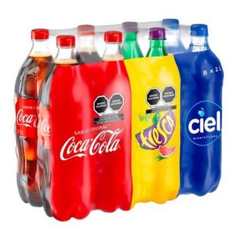 Sam's Club Refresco coca cola fiesta pack surtidos 8 pzas de 2 l oferta