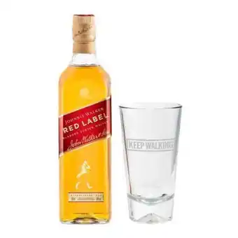 Sam's Club Whisky johnnie walker red label 700 ml + 1 vaso oferta
