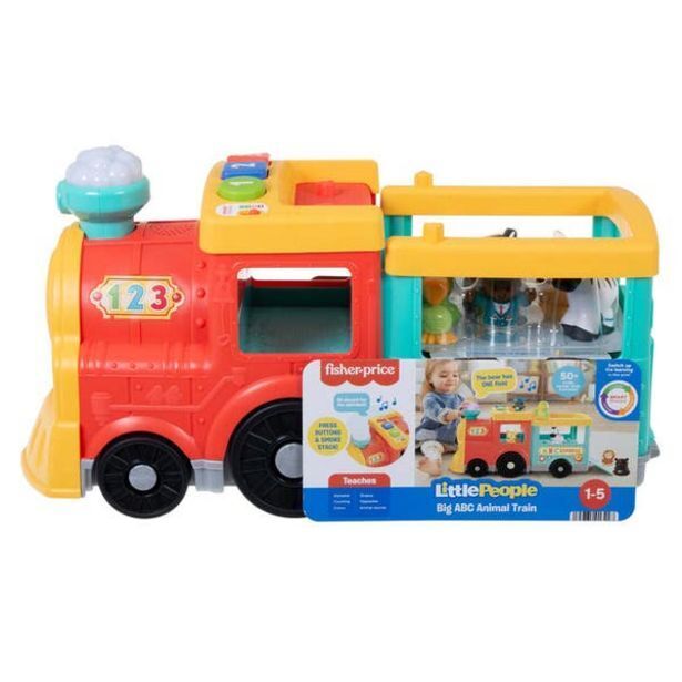 Juguetrón Mattel fisher-price tren abc de animalitos hhc54 oferta
