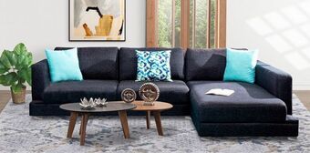 Muebles Dico Sala modular derecha stella azul marino oferta