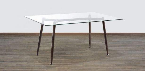Muebles Dico Mesa antecomedor amelie nogal de 150 cm oferta