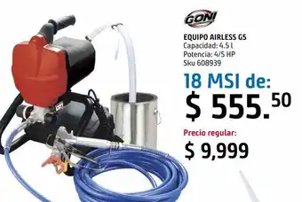 Sodimac Homecenter Equipo airless g5 4/5 hp oferta