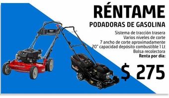 Podadora a gasolina renta por día