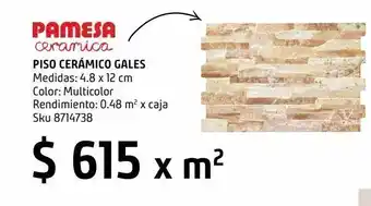 Sodimac Homecenter Piso cerámico hm gales nacar 34x50 1.7 oferta