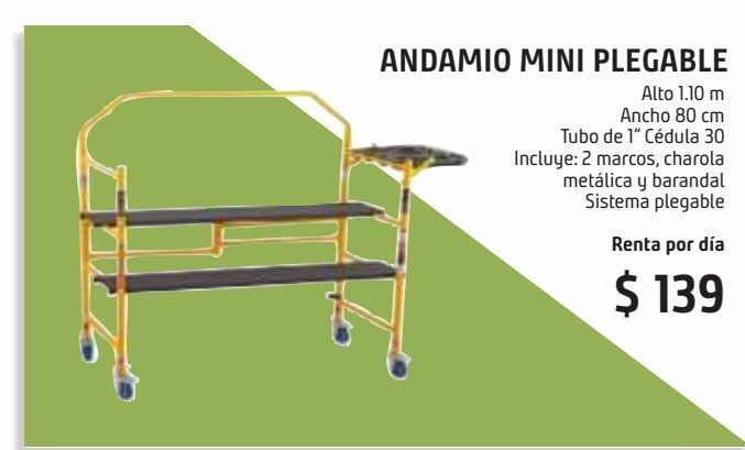 Sodimac Homecenter Andamio mini plegable renta por día oferta