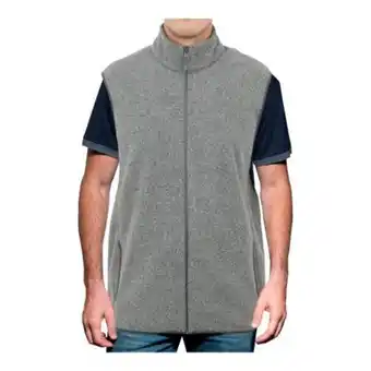 Sam's Club Chaleco fleece para caballero london fog talla eg gris oferta