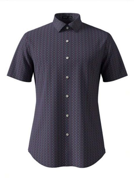 SHEIN Shein hombres camisa con estampado oferta