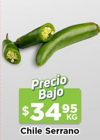 HEB Chile Serrano oferta