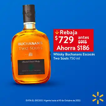 Buchanan's Escoces Two Souls Whisky 750 ml