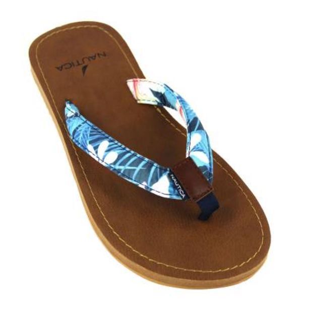 Sam's Club Sandalia de playa para dama nautica talla 23 flowers oferta