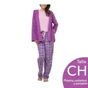 Sam's Club Pijama para dama perry ellis talla ch lila oferta
