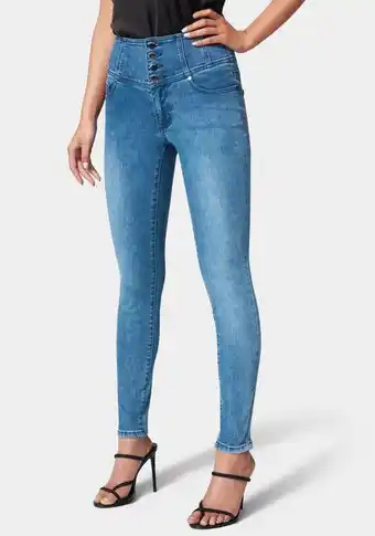 Bebe High waist corset skinny jeans oferta