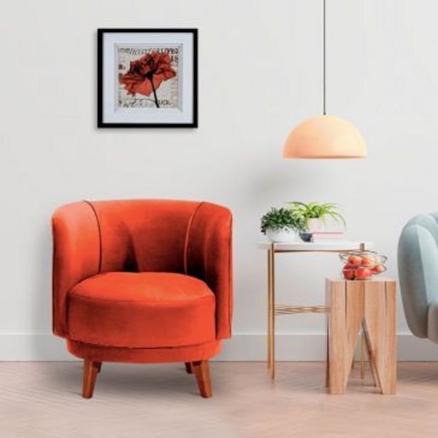 Muebles Dico Sillón liv holland velvet terracota oferta