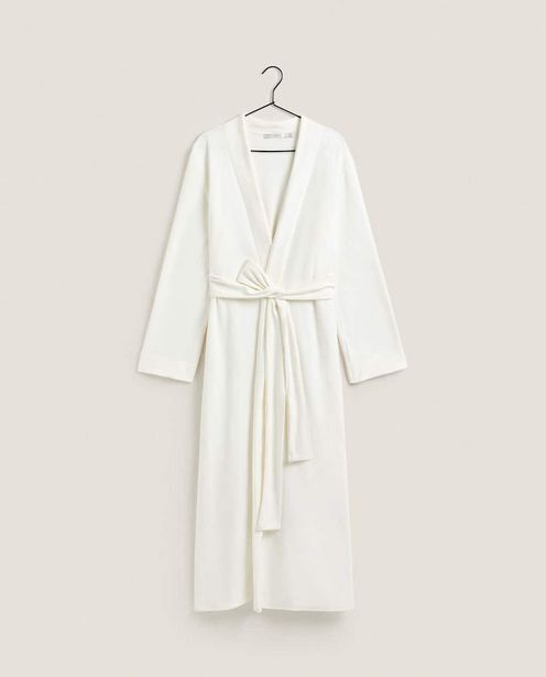 ZARA HOME Bata larga polar oferta