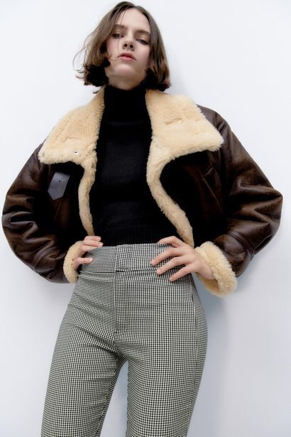 ZARA Cazadora doble faz oferta
