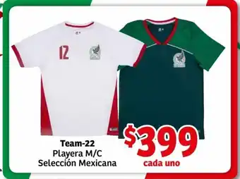 Team-22 Playera >/C Seleccion Mexicana