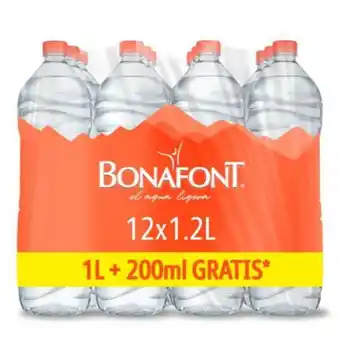 Sam's Club Agua natural bonafont 12 pzas de 1.2 l oferta