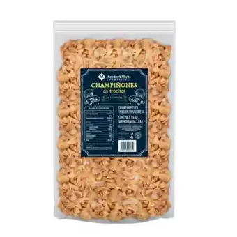 Champiñones member's mark en trocitos 1.6 kg