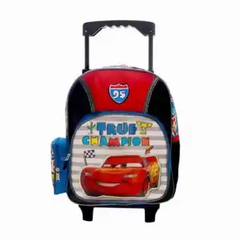 Mochila de ruedas ruz cars azul