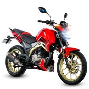 Motocicleta urbana sport bds rojo hawk 250