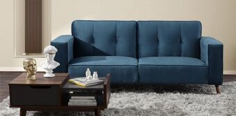Muebles Dico Sofá vilma azul eléctrico oferta