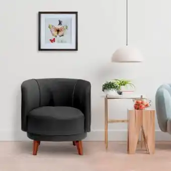 Muebles Dico Sillón liv holland velvet negro oferta