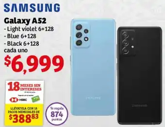 Soriana Híper Samsung Galaxy A52 oferta