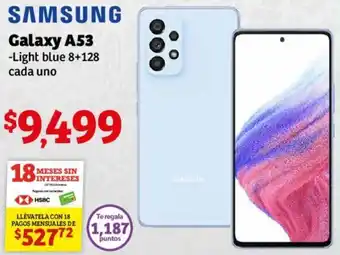Soriana Híper Samsung Galaxy A53 oferta