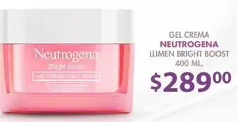 Soriana Híper Gel Neutrogena Lumen Bright Boost 400ml oferta