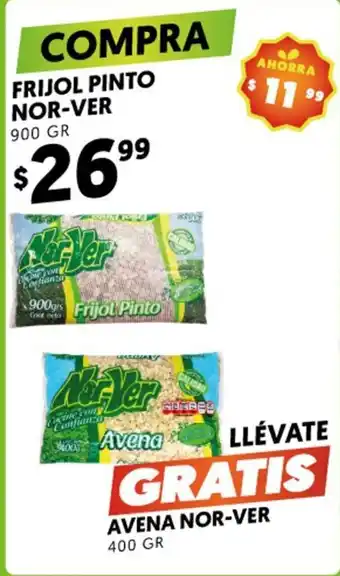 Nor-Ver Frijol Pinto 900gr