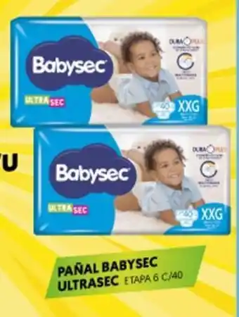 Merco Babysec Ultrasec Pañal etapa 6 c/40 oferta