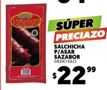 Merco Sazabor Salchicha p/Asar Medio Kilo oferta
