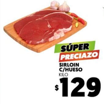Merco Sirloin c/hueso kilo oferta