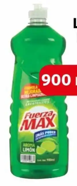 Farmacias Guadalajara Fuerzamax Lavatrastes Limon 900 ml oferta