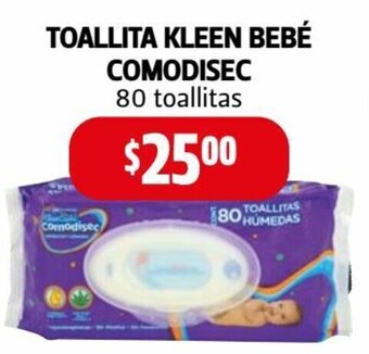 Farmacias Guadalajara Kleenbebe Toallita Comodisec 80 toallitas oferta