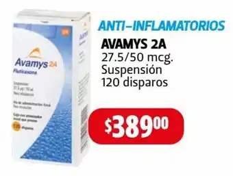 Farmacias Guadalajara Avamys 2A oferta