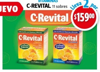 Farmacias Guadalajara C-Revital 11 sobres oferta